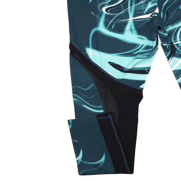 Fabletics Leggings Womens 1X Blue High Waist Cherise Powerhold Mesh Wavelength - Picture 11 of 12